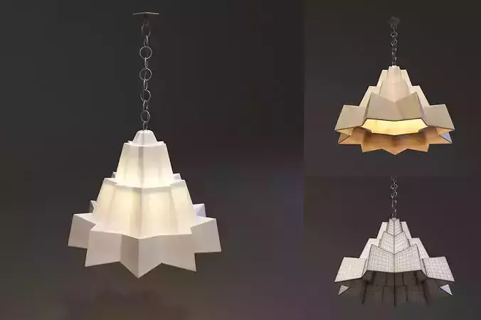 Triangle Lamp 3D model