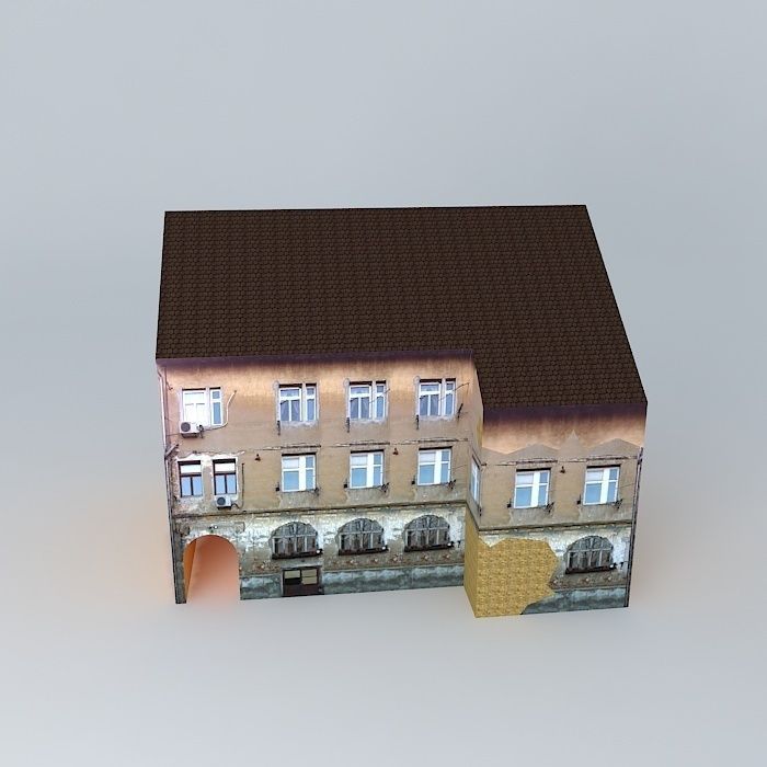 Rome 9 paper house Free 3D model_2
