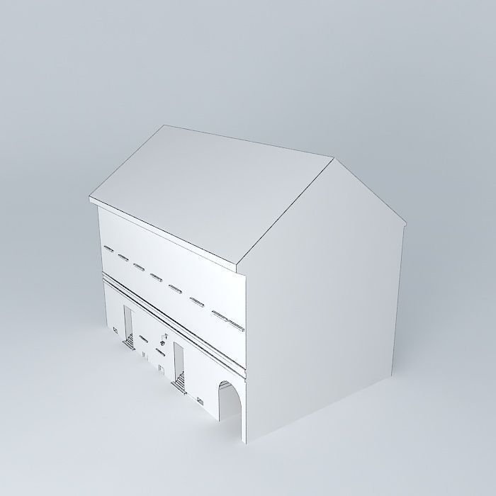 Rome 9 paper house Free 3D model_3