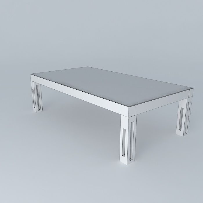 Dining table Free 3D model_4