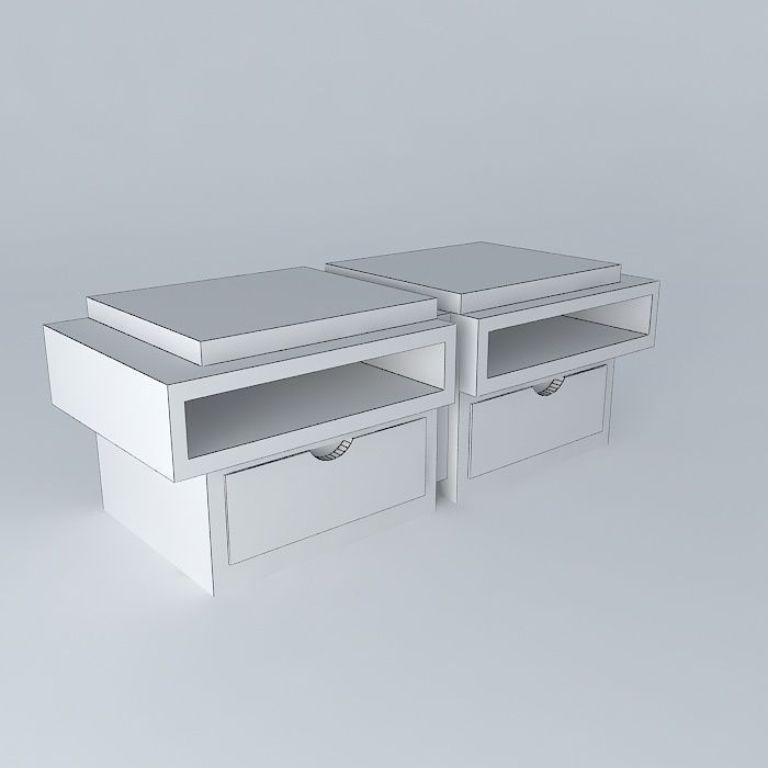 Tv Table Redia Free 3D model_3