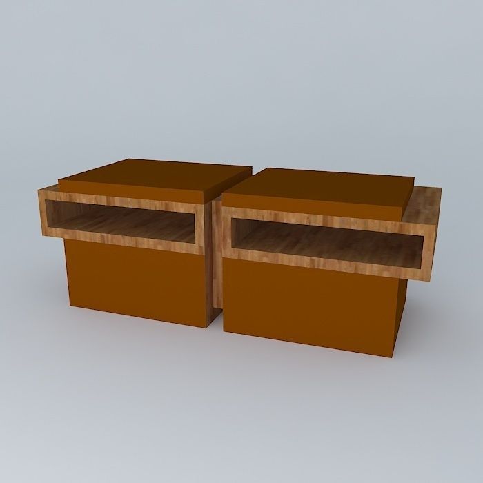 Tv Table Redia Free 3D model_1