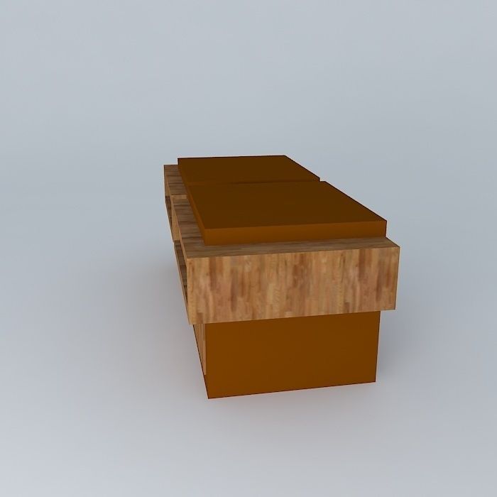 Tv Table Redia Free 3D model_2