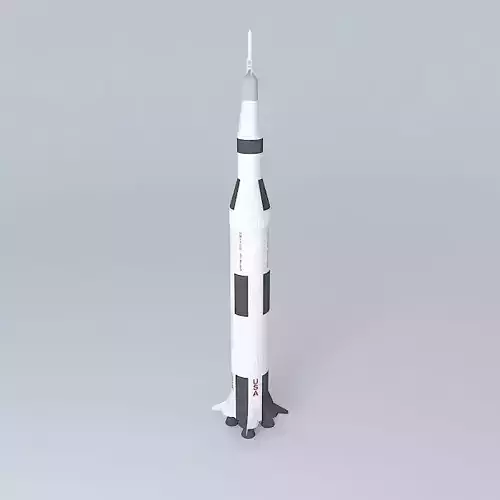 Saturn V Rocket 3D model