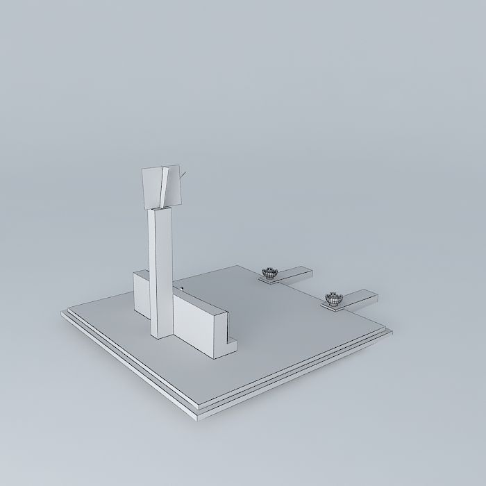 Monument to the Victims of Fascism Free 3D model_4