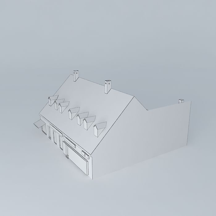 Radic 5 house Free 3D model_4