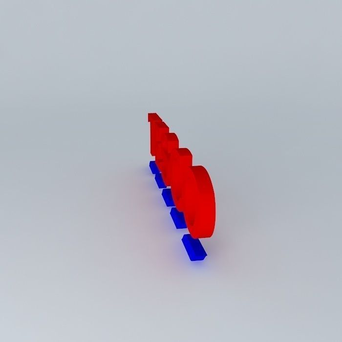 Tesco Logo 3D model_2