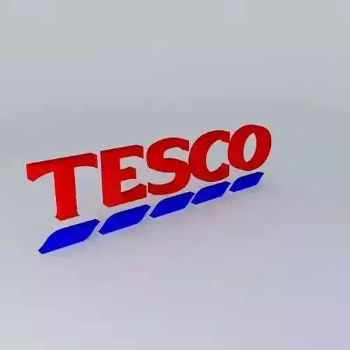 Tesco Logo 3D model