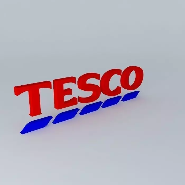 Tesco Logo 3D model_0