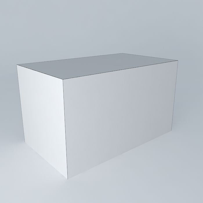 Boxes stack of wooden 3D model_4