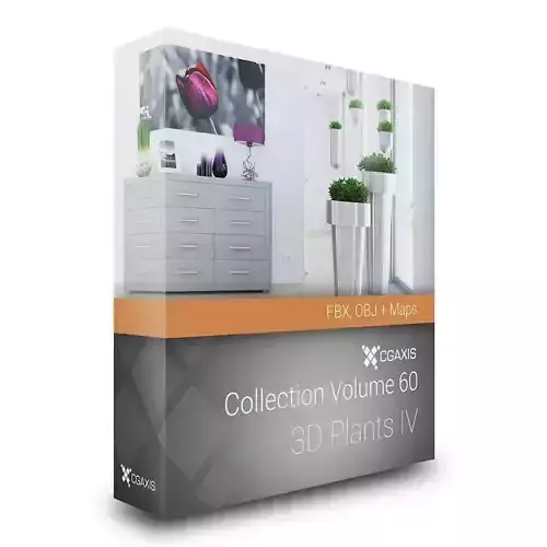 3D Plants IV CGAxis Models Volume 60 FBX OBJ