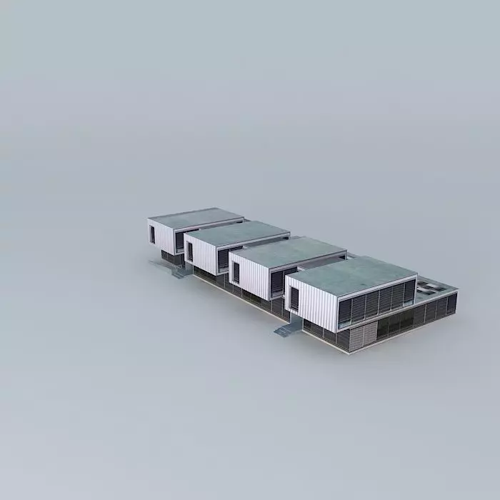 New Social Care building in Sisak Free 3D model