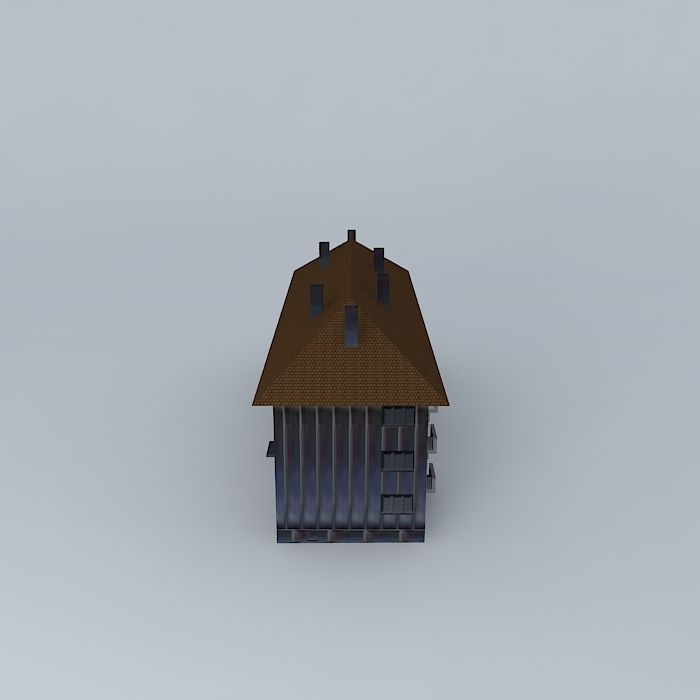 Caprag building Free 3D model_1