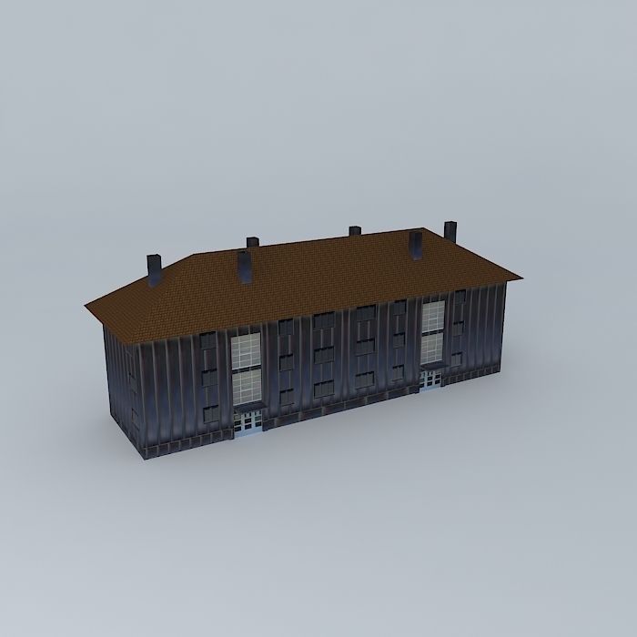 Caprag building Free 3D model_2