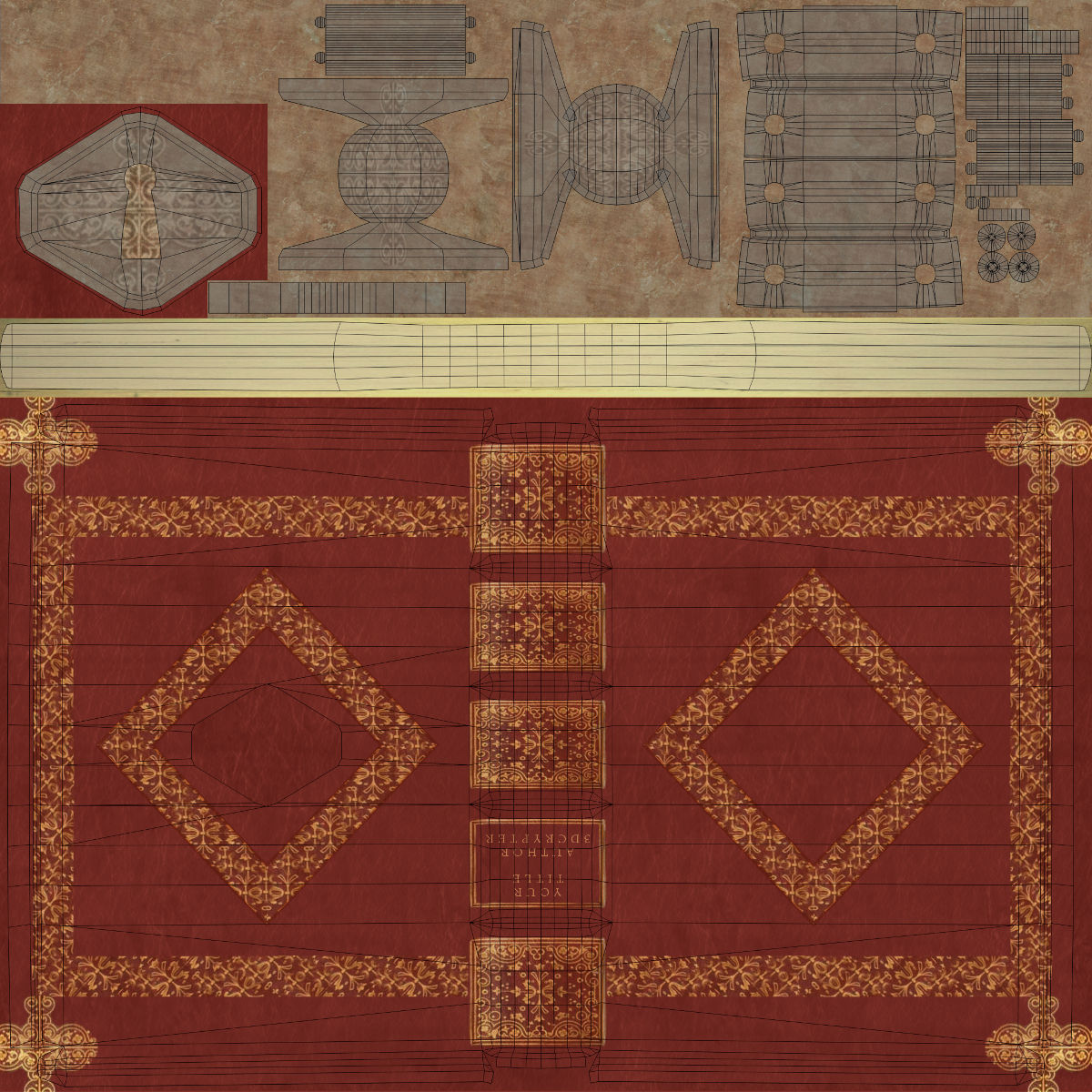 Key Of The Book 3D model_18