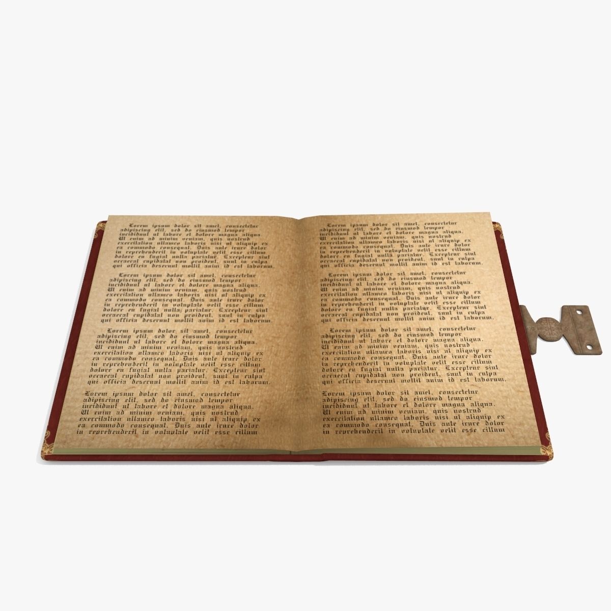 Key Of The Book 3D model_5