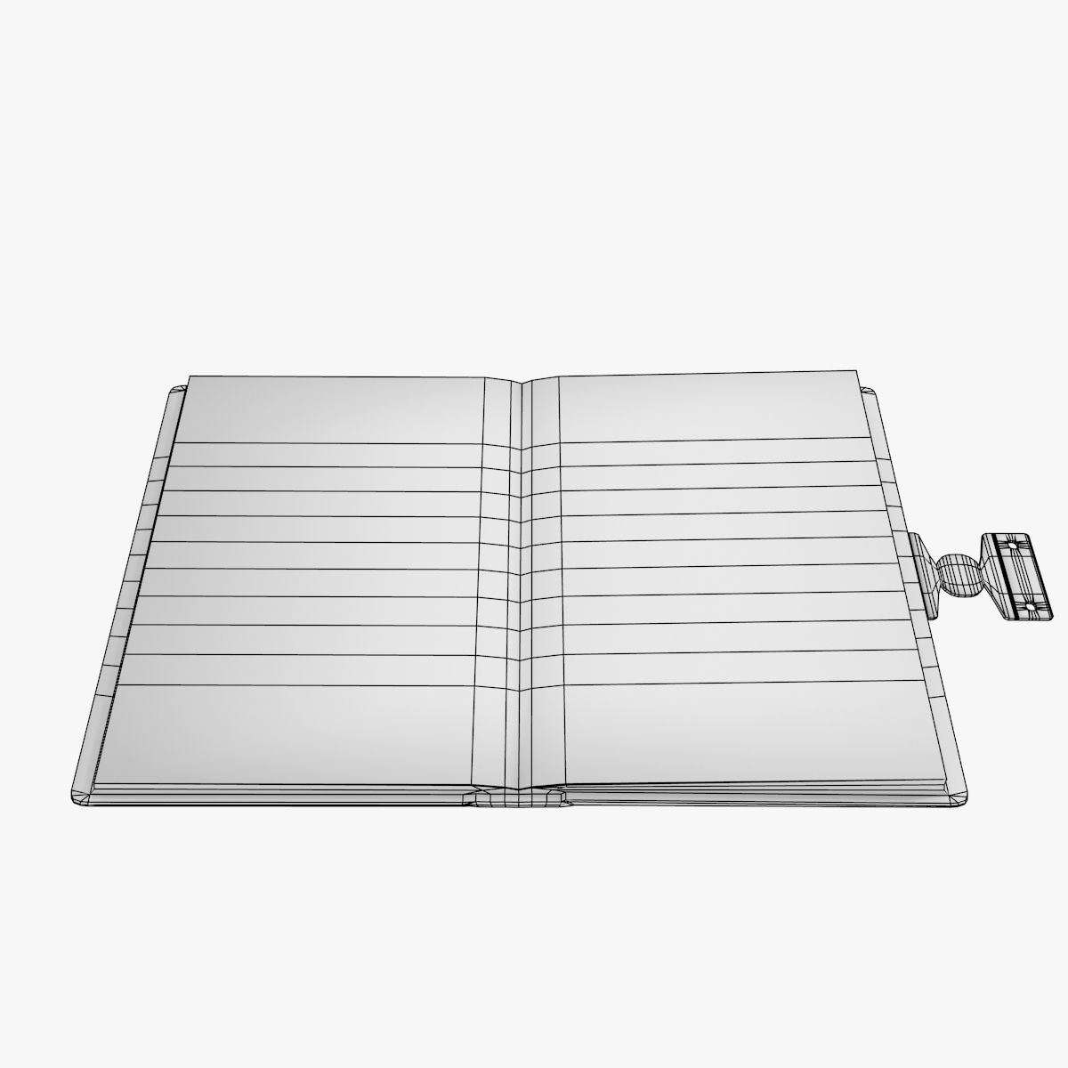 Key Of The Book 3D model_14