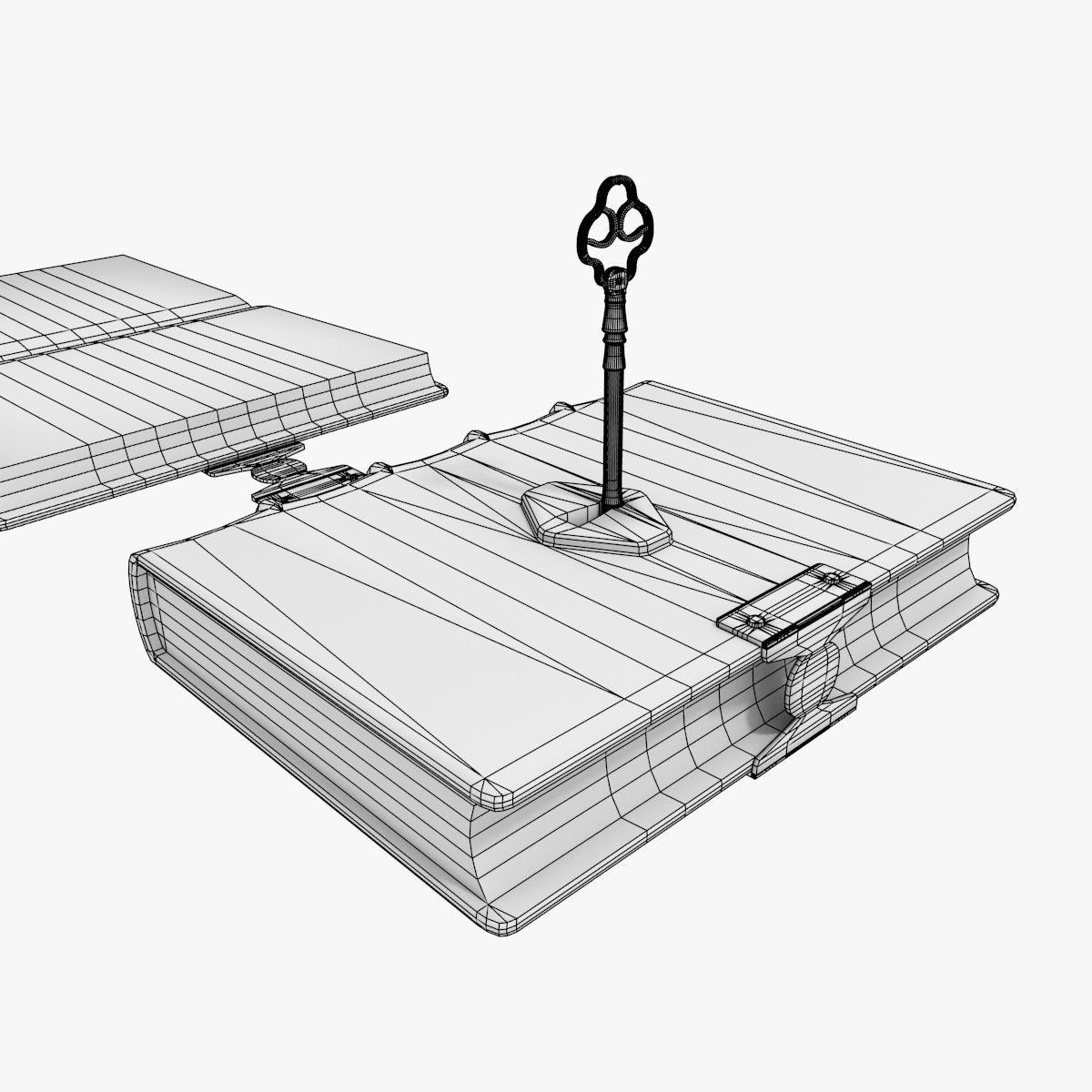 Key Of The Book 3D model_10