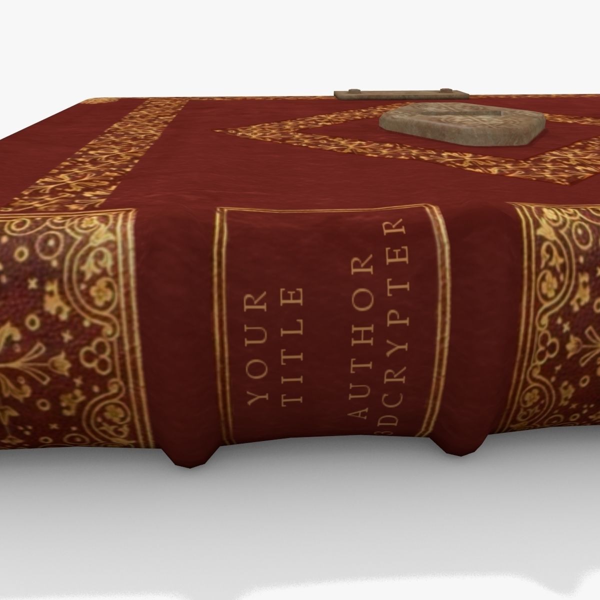 Key Of The Book 3D model_2