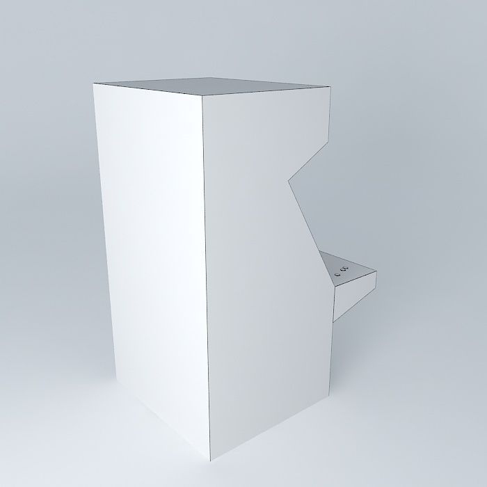 TMNT Arcade Machine 3D model_3