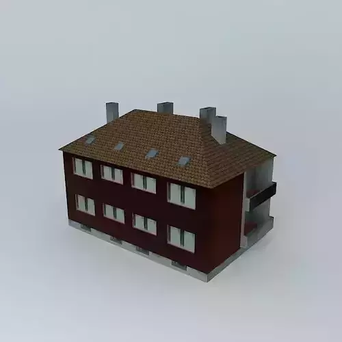 Small Slanted Roof Building