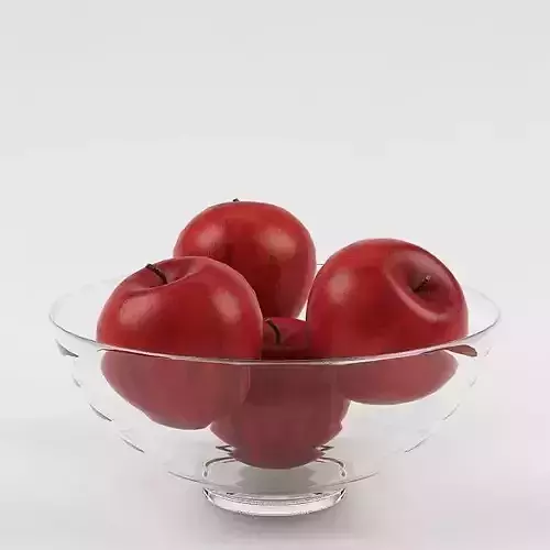 Apples and glass vase 01