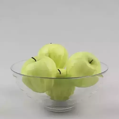 Apples and glass vase 02