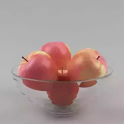 Apples and glass vase 03