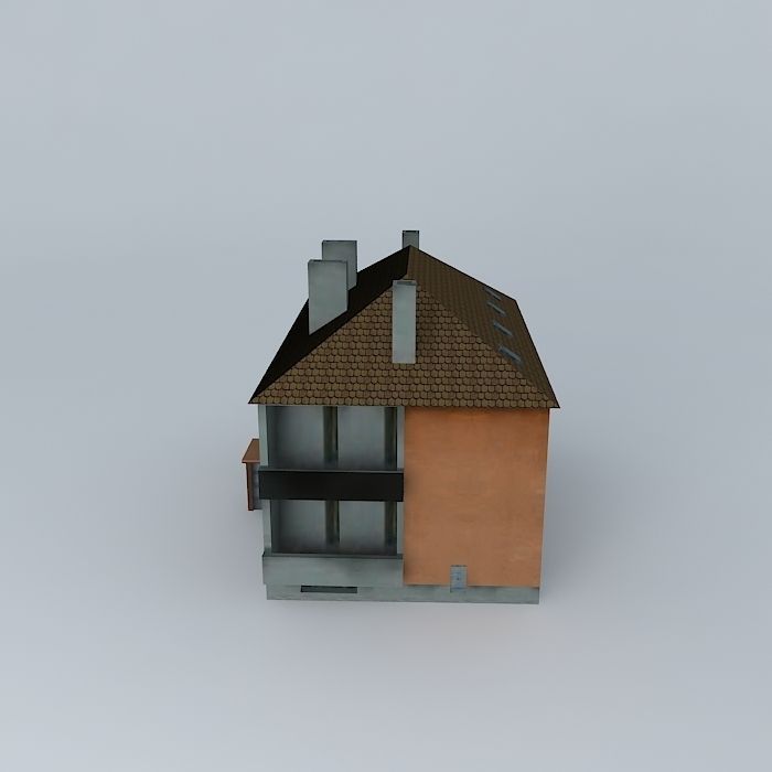 Older Residential Building Caprag 2 Free 3D model_1