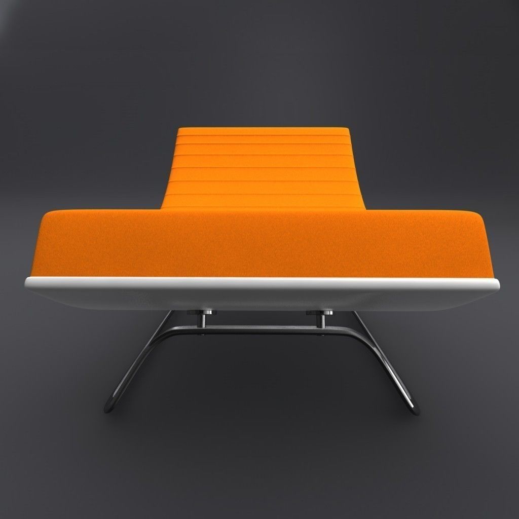 Modern Lounge 3D model_2
