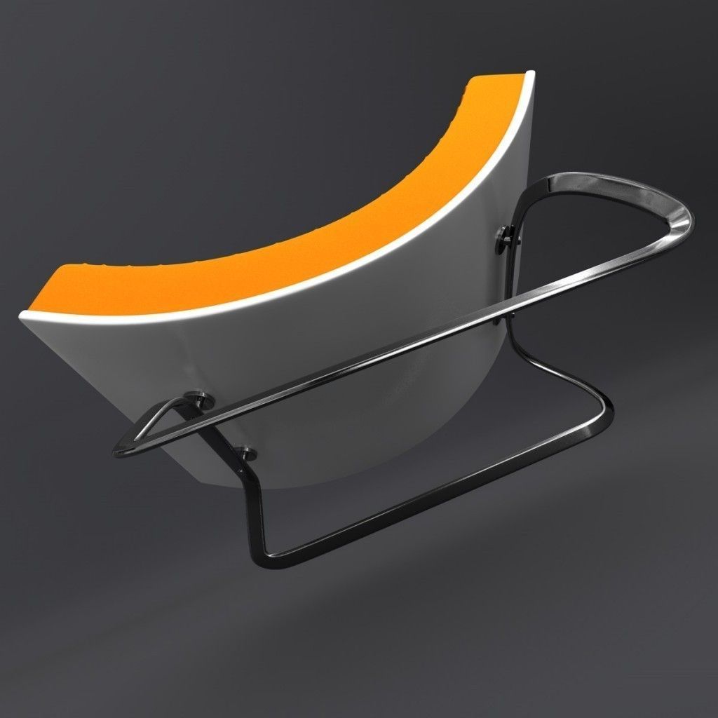 Modern Lounge 3D model_7