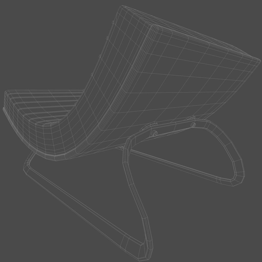 Modern Lounge 3D model_12