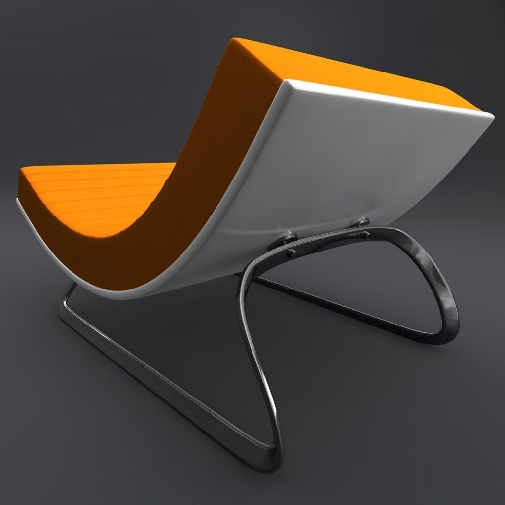 Modern Lounge 3D model_3