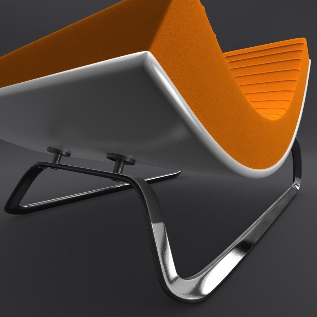 Modern Lounge 3D model_4