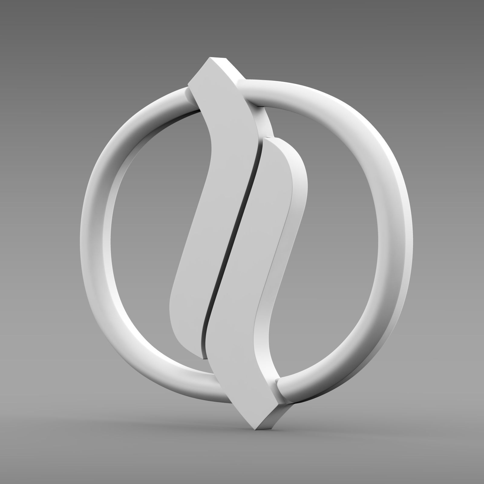 Nissan Diesel Trucks logo 3D model_3