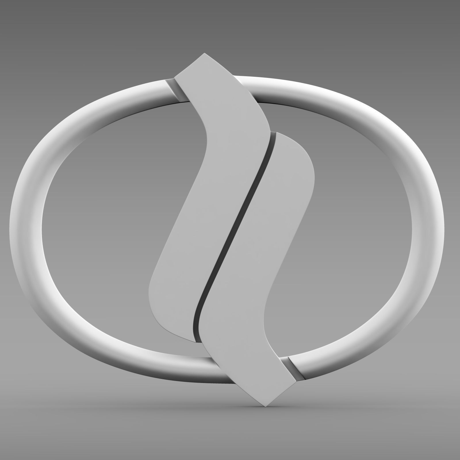 Nissan Diesel Trucks logo 3D model_7