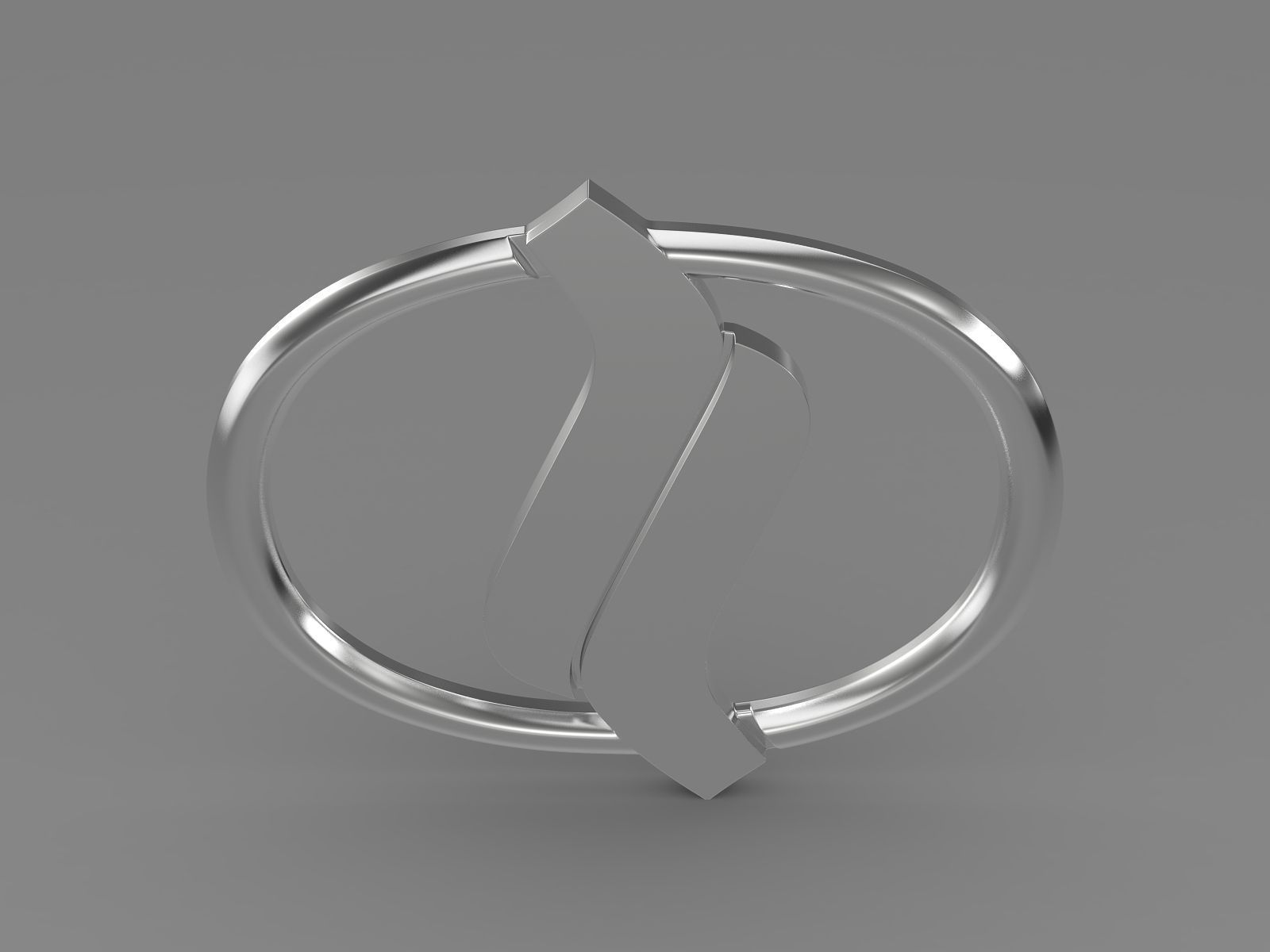 Nissan Diesel Trucks logo 3D model_5