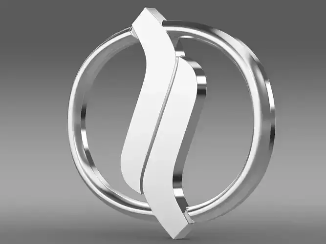 Nissan Diesel Trucks logo 3D model