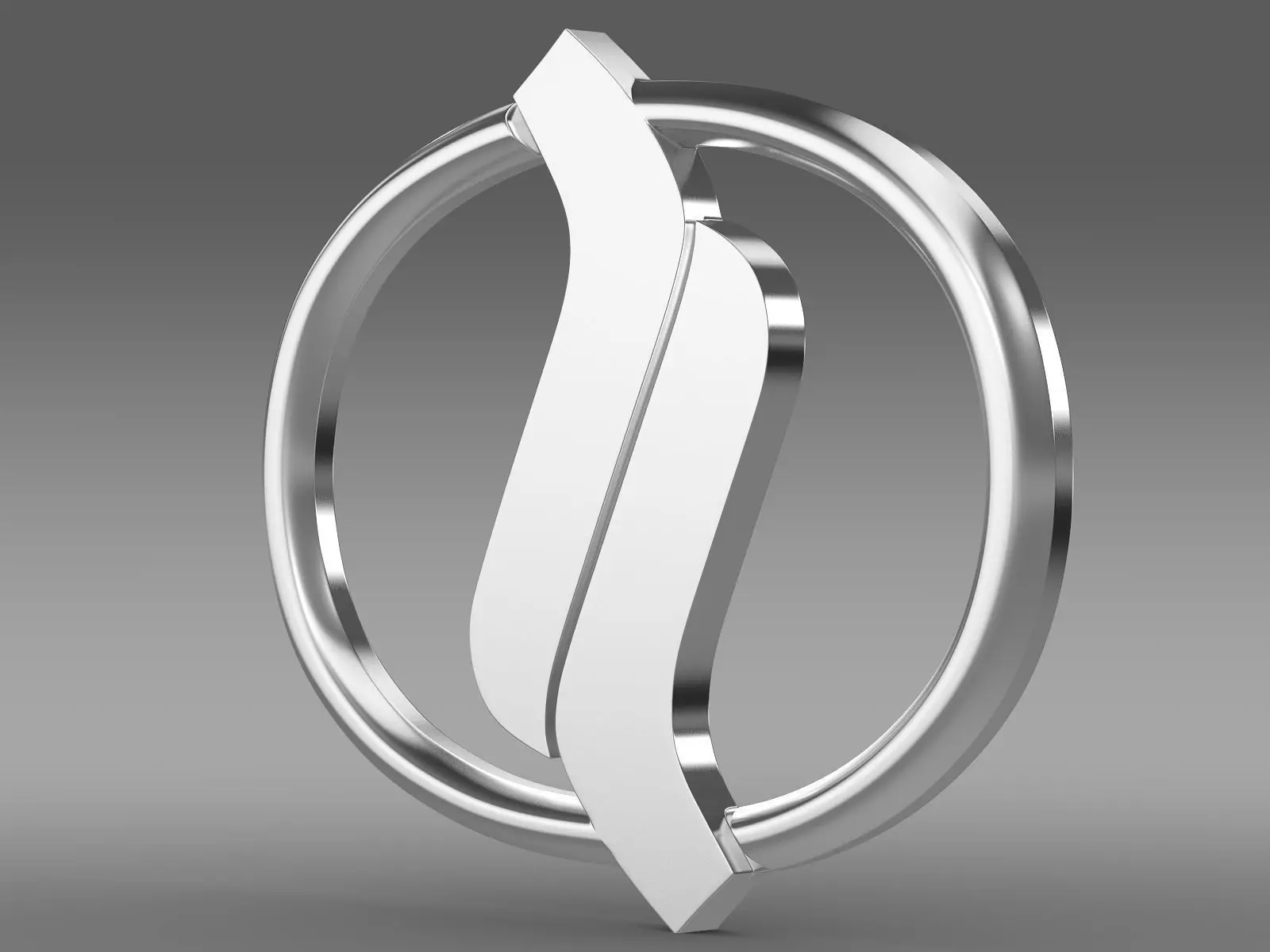 Nissan Diesel Trucks logo 3D model_0