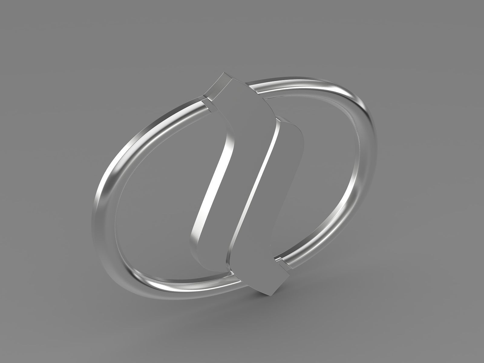 Nissan Diesel Trucks logo 3D model_4