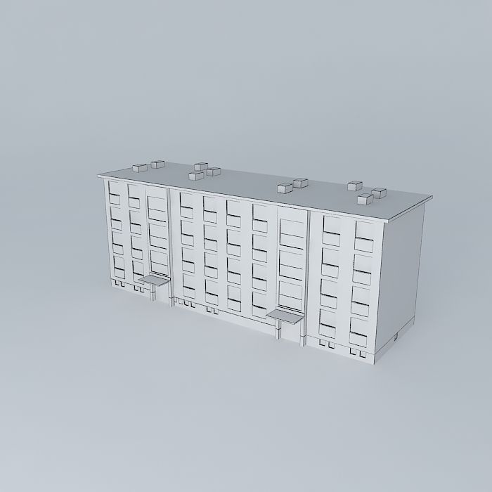 Caprag building Free 3D model_3