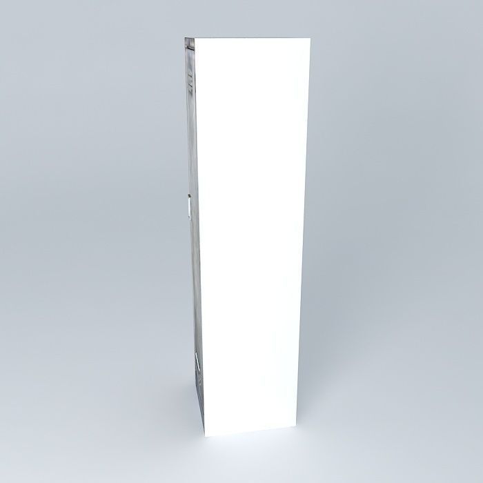 Metal Locker 3D model_2