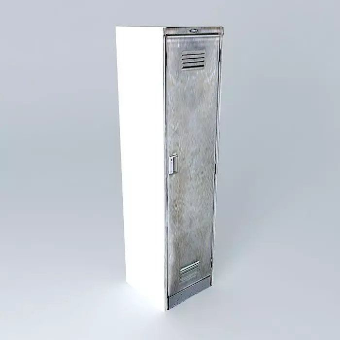 Metal Locker 3D model_0