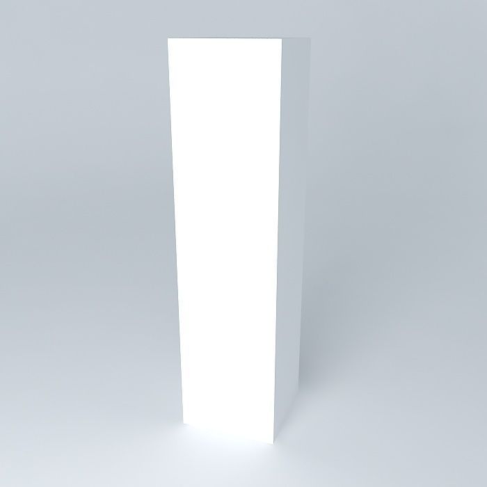 Metal Locker 3D model_1