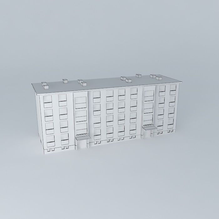 Caprag building Free 3D model_3