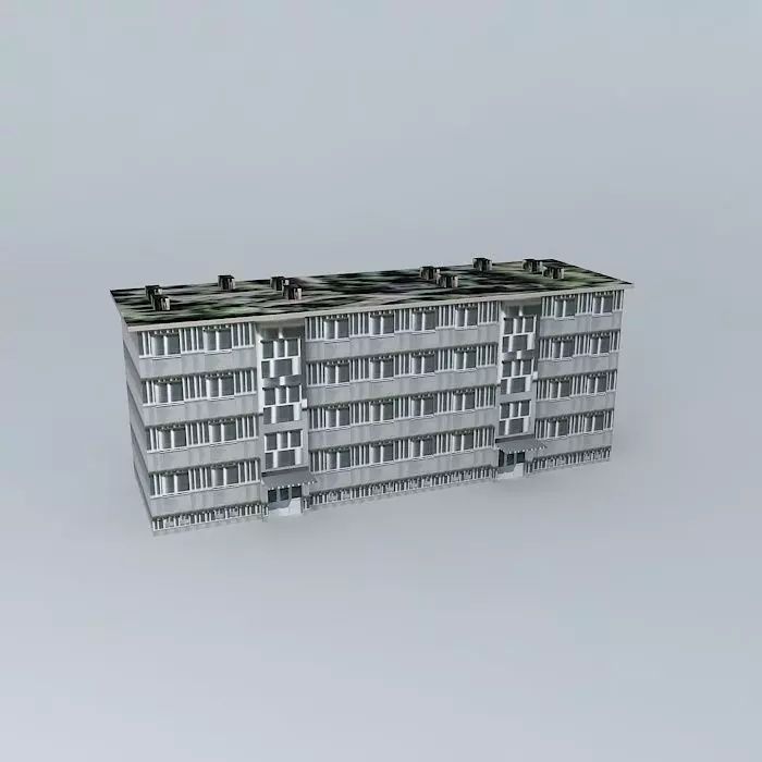 Caprag building Free 3D model_0