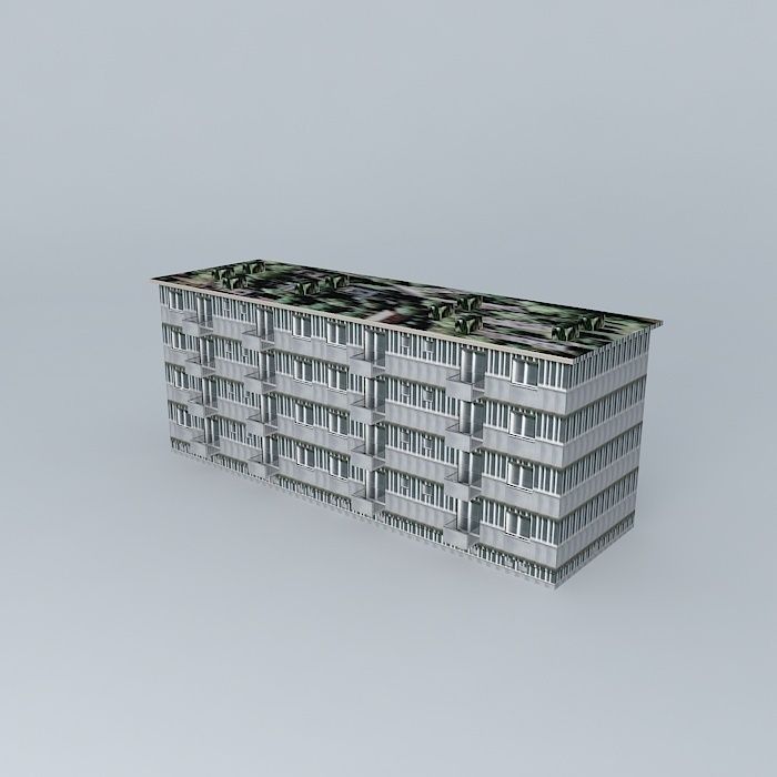 Caprag building Free 3D model_1