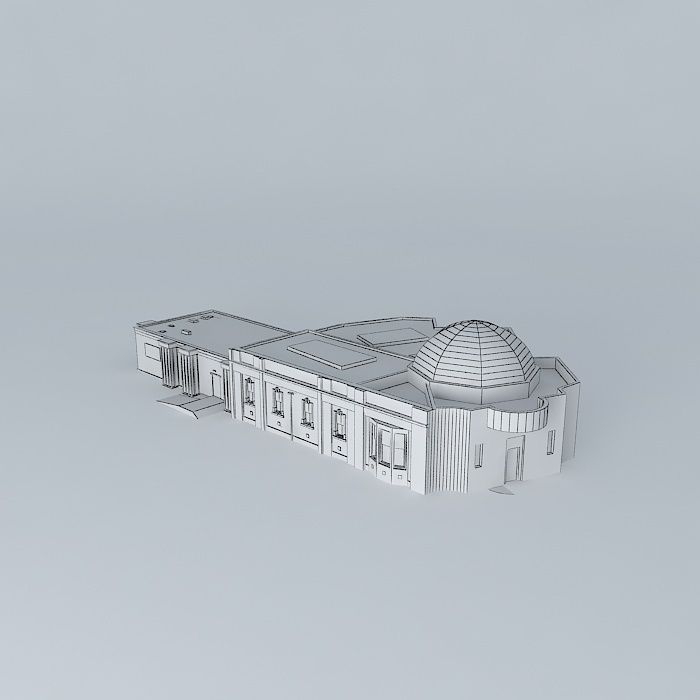 Chorlton Library  WORK IN PROGRESS 3D model_4