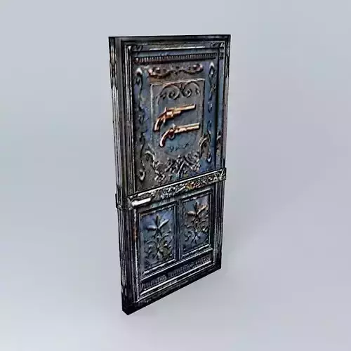 Resident Evil 4 Mini Game Door 3D model