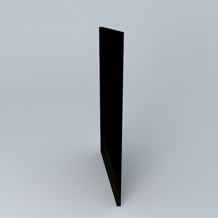 Empty Picture Frame 3D model_2